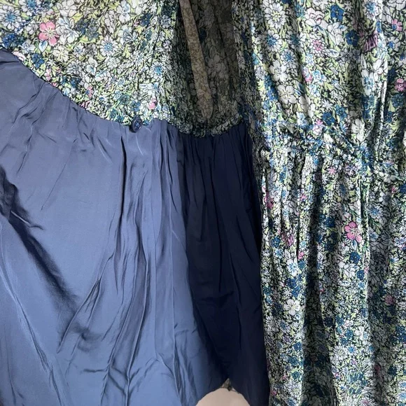 Zadig& Voltaire Betty Mousseline Liberty Garden Floral Wrap Dress, Mini, S - Picture 11 of 15